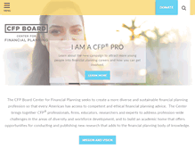 Tablet Screenshot of centerforfinancialplanning.org